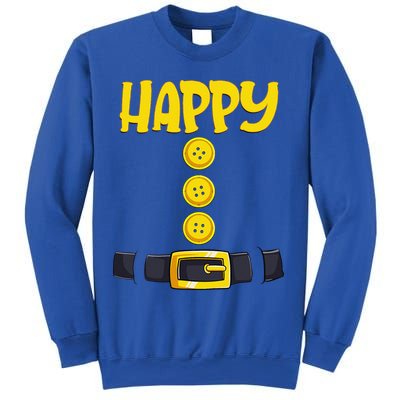 Happy Halloween Dwarf Costume Color Matching Sweatshirt