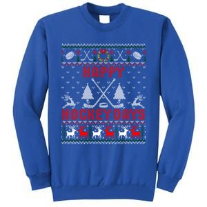 Happy Hockey Days Funny Ugly Christmas Sweater Gift Sweatshirt