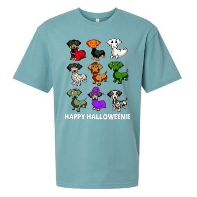 Happy Halloweenie Dachshund Dachshund Halloween Gift Sueded Cloud Jersey T-Shirt