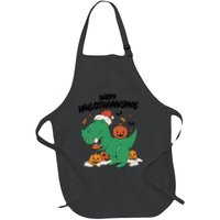 Happy Hallothanksmas Dinosaur Holiday Apron