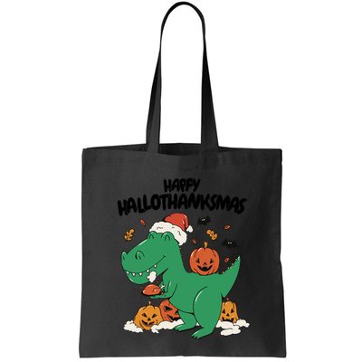 Happy Hallothanksmas Dinosaur Holiday Bag