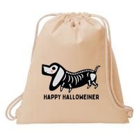 Happy Halloweiner Dachshund Sausage Weiner Dog Halloween Drawstring Bag