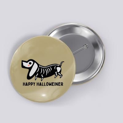 Happy Halloweiner Dachshund Sausage Weiner Dog Halloween Button