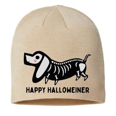 Happy Halloweiner Dachshund Sausage Weiner Dog Halloween Sustainable Beanie