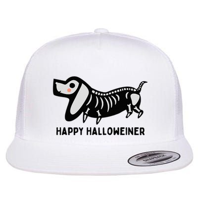 Happy Halloweiner Dachshund Sausage Weiner Dog Halloween Flatbill Hat