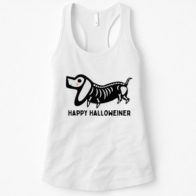 Happy Halloweiner Dachshund Sausage Weiner Dog Halloween Womens Tank Top