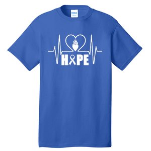 Hope Heart Disease Awareness In February Heart Health Month Cool Gift Tall T-Shirt