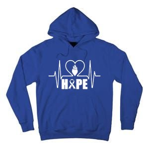 Hope Heart Disease Awareness In February Heart Health Month Cool Gift Tall Hoodie