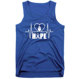 Hope Heart Disease Awareness In February Heart Health Month Cool Gift Tank Top