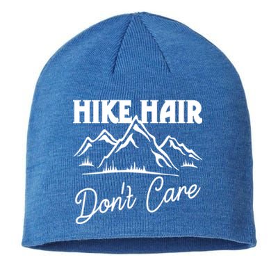 Hike Hair Dont Care Hiker Hiking Camping Nature Lover Gift Sustainable Beanie