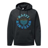 Happy Hanukkah Dinner Funny Jewish Family Performance Fleece Hoodie