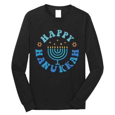 Happy Hanukkah Dinner Funny Jewish Family Long Sleeve Shirt