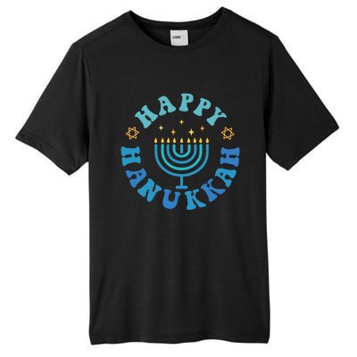 Happy Hanukkah Dinner Funny Jewish Family Tall Fusion ChromaSoft Performance T-Shirt