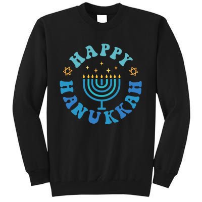 Happy Hanukkah Dinner Funny Jewish Family Tall Sweatshirt