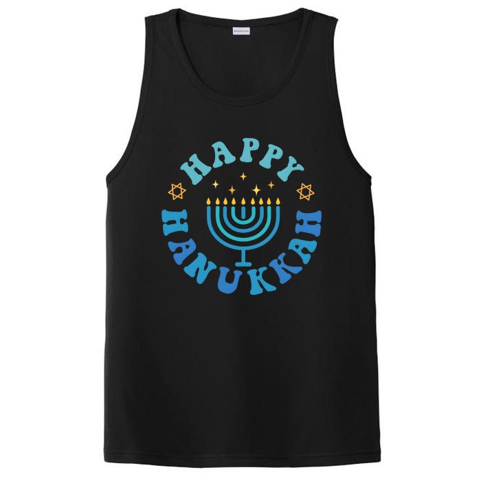 Happy Hanukkah Dinner Funny Jewish Family PosiCharge Competitor Tank