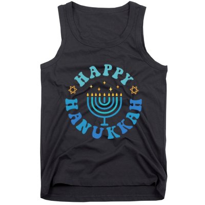 Happy Hanukkah Dinner Funny Jewish Family Tank Top