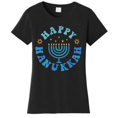 Happy Hanukkah Dinner Funny Jewish Family Women's T-Shirt