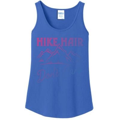 Hike Hair Dont Care Hiker Hiking Camping Nature Lover Gift Ladies Essential Tank