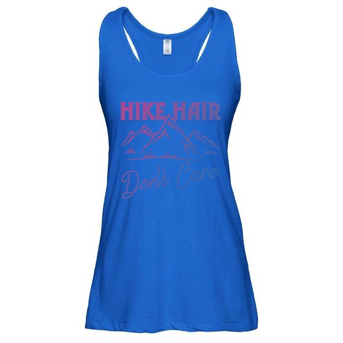 Hike Hair Dont Care Hiker Hiking Camping Nature Lover Gift Ladies Essential Flowy Tank