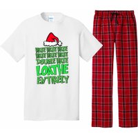 Hate Hate Double Hate Loathe Entirely Funny Christmas Santa Pajama Set