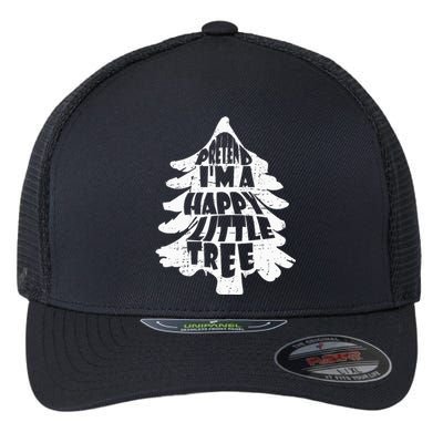 Hilarious Halloween Disguise Pretend I'm a Joyful Sapling Flexfit Unipanel Trucker Cap