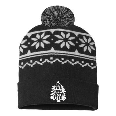 Hilarious Halloween Disguise Pretend I'm a Joyful Sapling USA-Made Snowflake Beanie