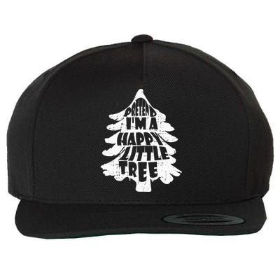 Hilarious Halloween Disguise Pretend I'm a Joyful Sapling Wool Snapback Cap