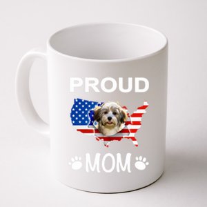 Havanese Havanese Dog Havanese Proud Patriot Mom Gift Coffee Mug