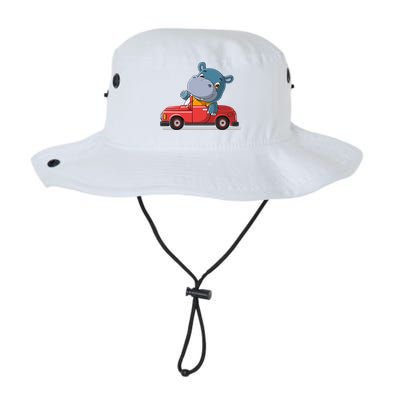 Happy Hippo Drive A Car Bucket Hat