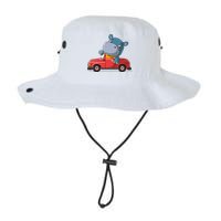 Happy Hippo Drive A Car Bucket Hat