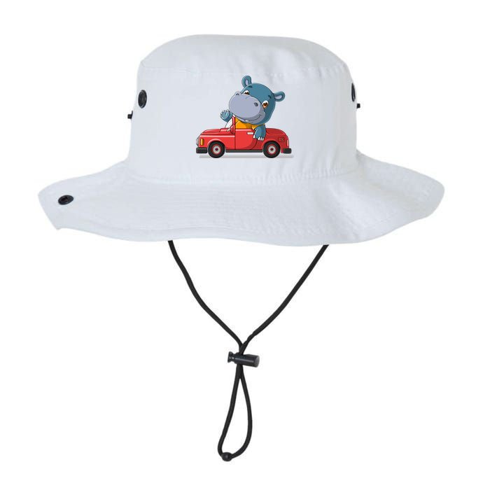 Happy Hippo Drive A Car Bucket Hat