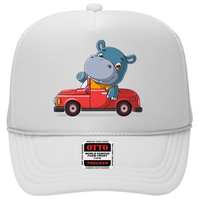 Happy Hippo Drive A Car Hat