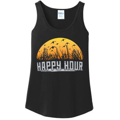 Happy Hour Duck Hunting Hunter Ladies Essential Tank