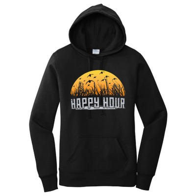 Happy Hour Duck Hunting Hunter Women's Pullover Hoodie