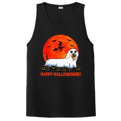 Happy Halloweiner Dachshund Halloween Costume PosiCharge Competitor Tank