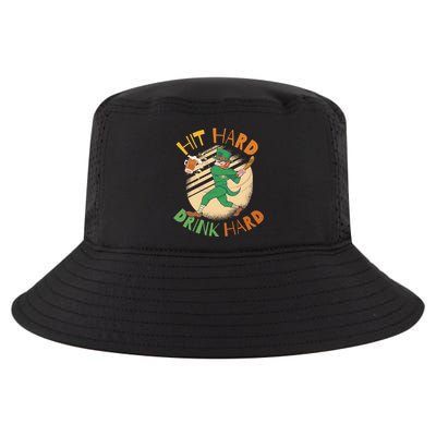 Hit Hard Drink Hard St Patrick's Day Cool Comfort Performance Bucket Hat
