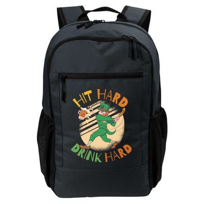 Hit Hard Drink Hard St Patrick's Day Backpack