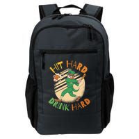 Hit Hard Drink Hard St Patrick's Day Backpack