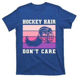 Hockey Hair Dont Care Ice Hockey Meaningful Gift T-Shirt