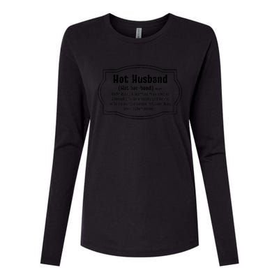 Hot Husband Definition Womens Cotton Relaxed Long Sleeve T-Shirt