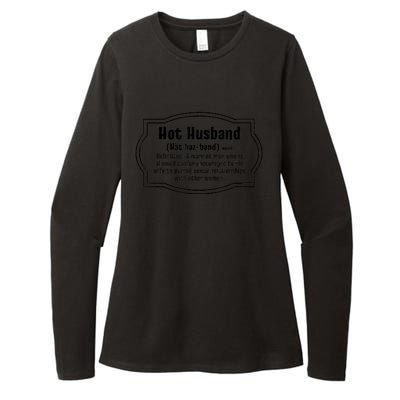 Hot Husband Definition Womens CVC Long Sleeve Shirt