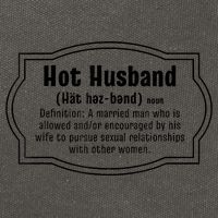 Hot Husband Definition Cotton Canvas Backpack