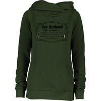 Hot Husband Definition Womens Funnel Neck Pullover Hood