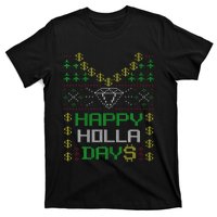 Happy Holla Days Holiday Ugly Christmas T-Shirt