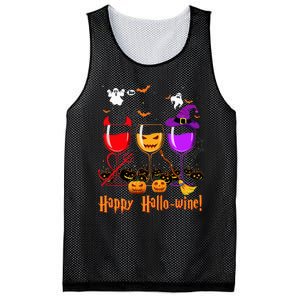 Happy Hallowine Drinking Scary Ghost Boo Pumpkin Halloween Mesh Reversible Basketball Jersey Tank