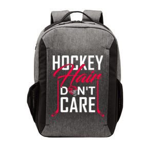 Hockey Hair Dont Care Funny Goalie Ice Sport Gift Vector Backpack