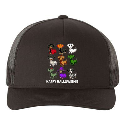 Happy Halloweenie Dachshund Dachshund Halloween Gift Yupoong Adult 5-Panel Trucker Hat