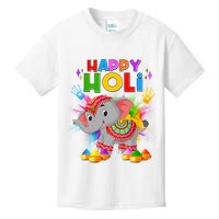 Happy Holi Elephant Celebrating Hindu Holiday Kids T-Shirt