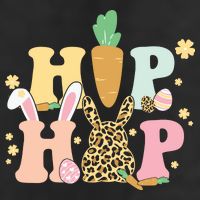 Hip Hop Easter Bunny Festive Spring Cool Comfort Performance Bucket Hat