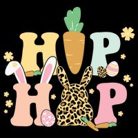 Hip Hop Easter Bunny Festive Spring USA-Made Doggie Bandana